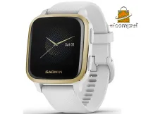 Smartwatch Garmin Venu Sq Music Edition 1.3 White + Gold Eua + Frete Grátis + Garantia 