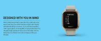 Smartwatch Garmin Venu Sq Music Edition 1.3 White + Gold Eua + Frete Grátis + Garantia  - Foto 6