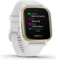 Smartwatch Garmin Venu Sq Music Edition 1.3 White + Gold Eua + Frete Grátis + Garantia  - Foto 7