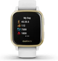 Smartwatch Garmin Venu Sq Music Edition 1.3 White + Gold Eua + Frete Grátis + Garantia  - Foto 9