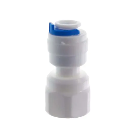 CONECTOR RETO ROSCA FÊMEA 1/4" X ENGATE RÁPIDO P/ MANGUEIRA 1/4