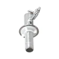 BUCHA T ADAPTADOR GRANDE 1/2 X 1/2 COM REGULAGEM MANUAL MANGUEIRA DE 1/4 - Foto 4
