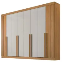 Roupeiro 8 Portas Daymond 100% MDF largura 2.75