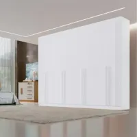 Roupeiro 8 Portas Daymond 100% MDF largura 2.75 - Foto 3