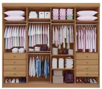 Roupeiro 8 Portas Daymond 100% MDF largura 2.75 - Foto 7