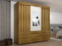 Guarda-Roupa Ubatuba  3 portas Ripadas e 9 Gavetas 2 metros - Foto 4