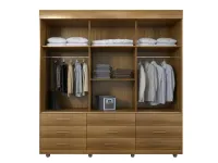 Guarda-Roupa Ubatuba  3 portas Ripadas e 9 Gavetas 2 metros - Foto 6