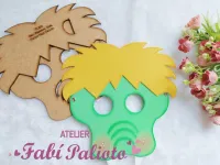 G1.603  Gabarito de Moldes em MDF Máscara Cuca