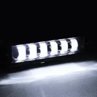 Farol Milha Led Automotivo Slim Retangular 6 Pol Flood - 30W + Tictac - UND - Foto 3