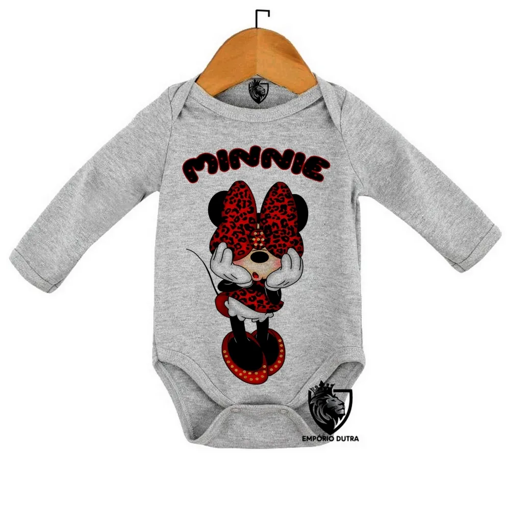 Body Bebê Infantil Minnie mouse tope mickey Imagem