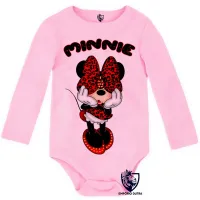 Body Bebê Infantil Minnie mouse tope mickey - Foto 4