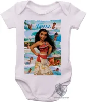 Body Bebê Infantil Moana fases princesa - Foto 2