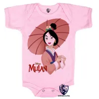 Body Bebê Infantil Mulan princesa Japonesa - Foto 4