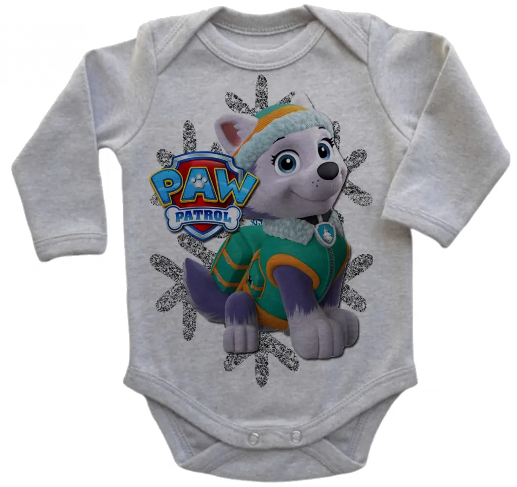 Body Bebê Infantil Patrulha Canina Everest Imagem