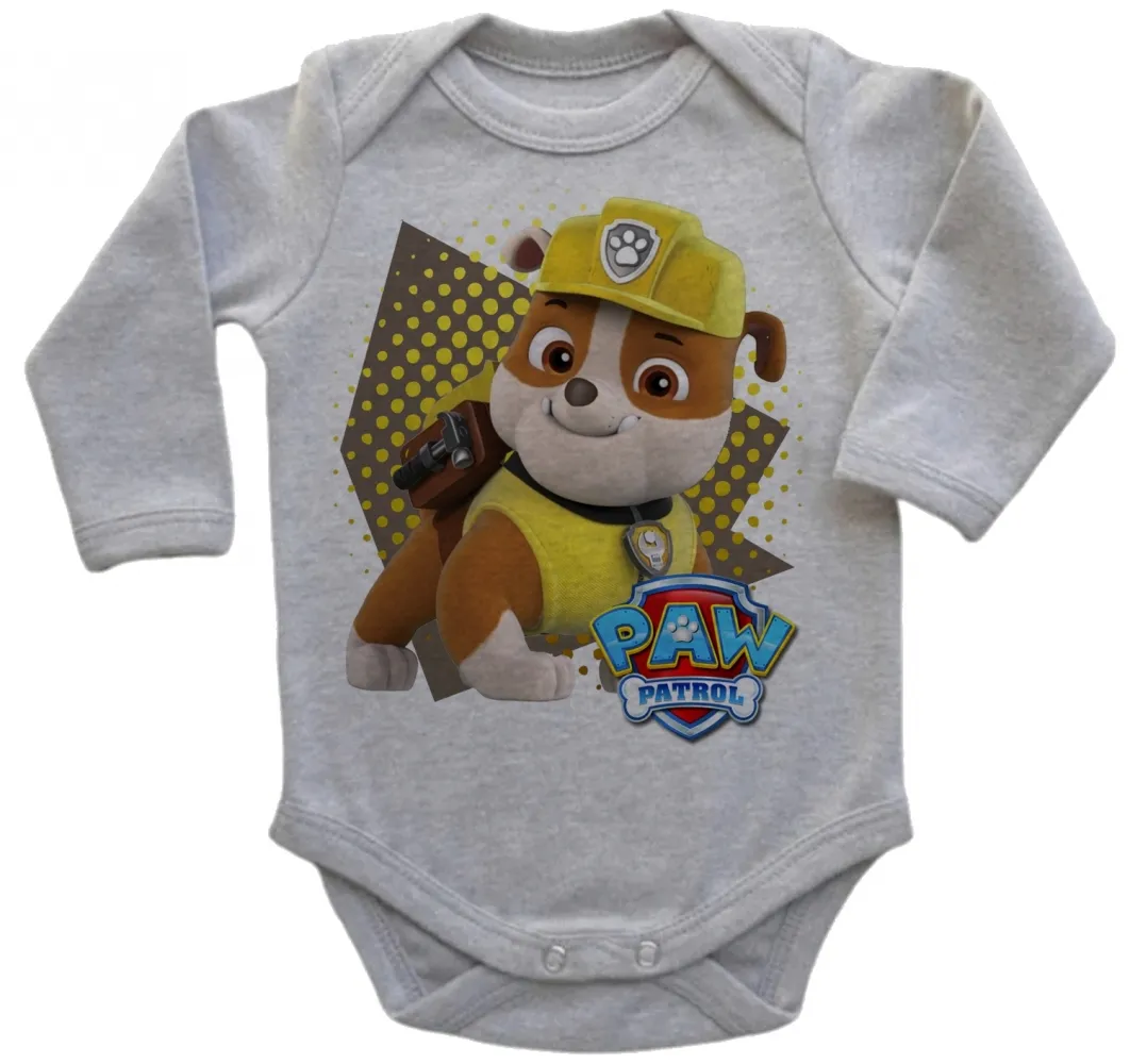 Body Bebê Infantil Patrulha Canina Ruble Imagem