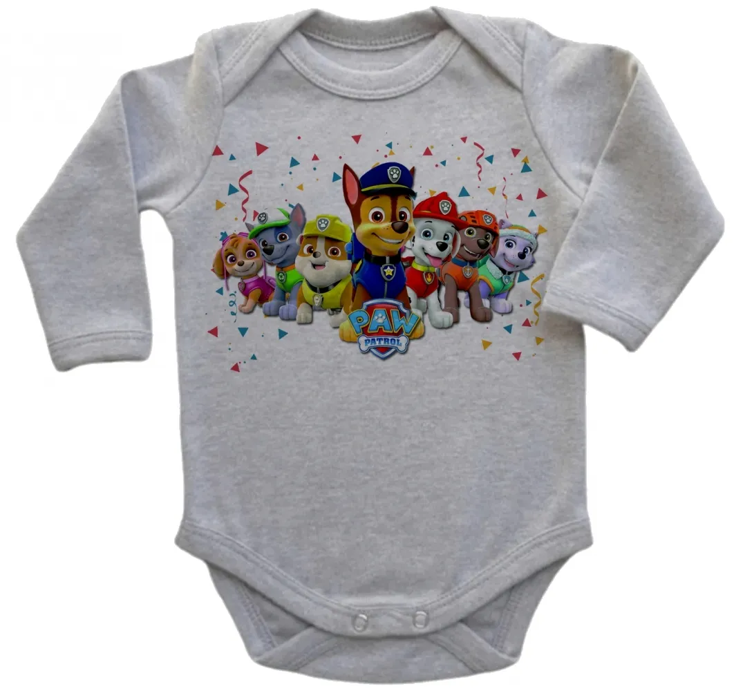 Body Bebê Infantil Patrulha Canina todos Imagem