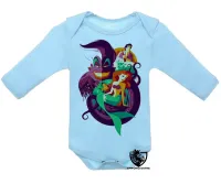 Body Bebê Infantil Pequena Sereia - Foto 3