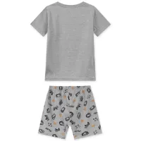 Pijama Video Game - Brilha no Escuro - Cinza - Verão - Foto 2