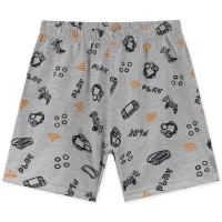 Pijama Video Game - Brilha no Escuro - Cinza - Verão - Foto 4