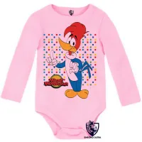 Body Bebê Infantil Pica Pau bolinhas - Foto 4