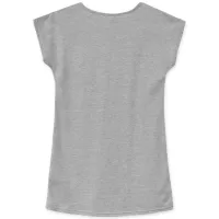 Pijama Camisola Maquiagem - Brilha no Escuro - Cinza - Verão - Foto 2
