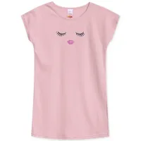 Pijama Camisola Maquiagem - Brilha no Escuro - Rosa - Verão
