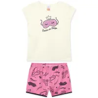 Pijama Sono de beleza - Brilha no Escuro - Branco - Verão - Foto 2