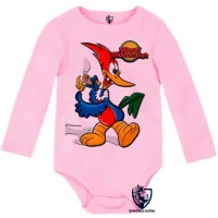 Body Bebê Infantil Pica Pau louco anos 60 - Foto 4