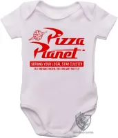 Body Bebê Infantil Pizza Planet Toy Story - Foto 2