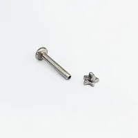 Labret em Titânio 1.2mm MINI ESTRELA Rosca Interna  TIT16 - Foto 2