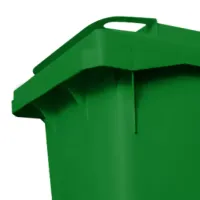 Carro Coletor 120 Litros Verde  com Pedal - Foto 2