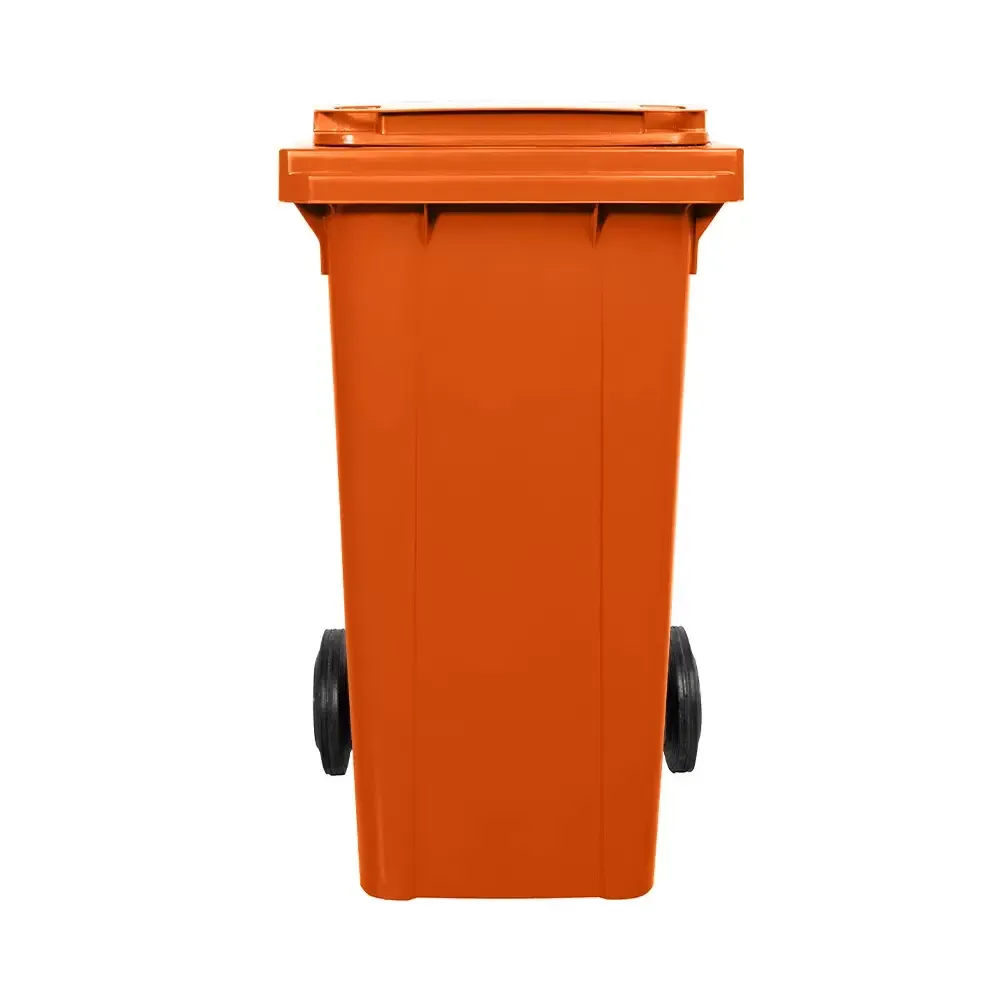 Carro Coletor 120 Litros Laranja