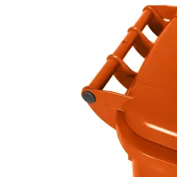 Carro Coletor 120 Litros Laranja - Foto 6