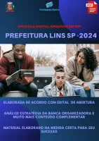 Apostila Prefeitura Lins SP Fonoaudiólogo  2024