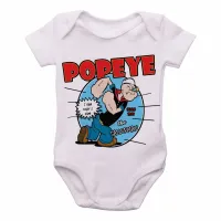 Body Bebê Infantil Popeye marinheiro desenho antigo bom - Foto 2