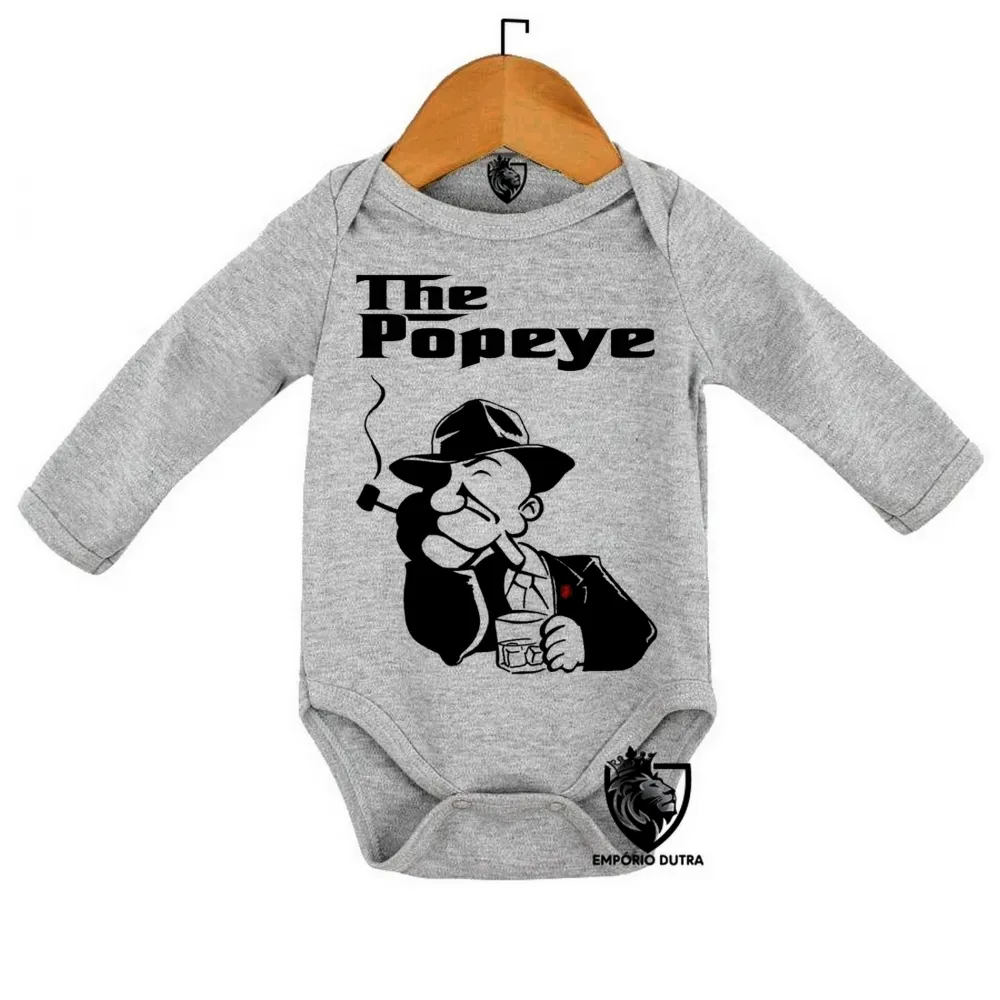 Body Bebê Infantil Popeye poderoso chefão the godfather Imagem