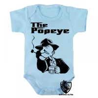 Body Bebê Infantil Popeye poderoso chefão the godfather - Foto 3