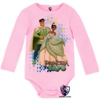 Body Bebê Infantil Princesa e o Sapo Principe - Foto 4