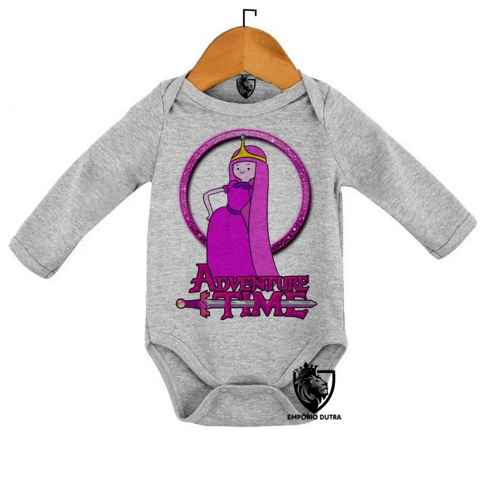 Body Bebê Infantil Princesa Jujuba Hora da Aventura Imagem