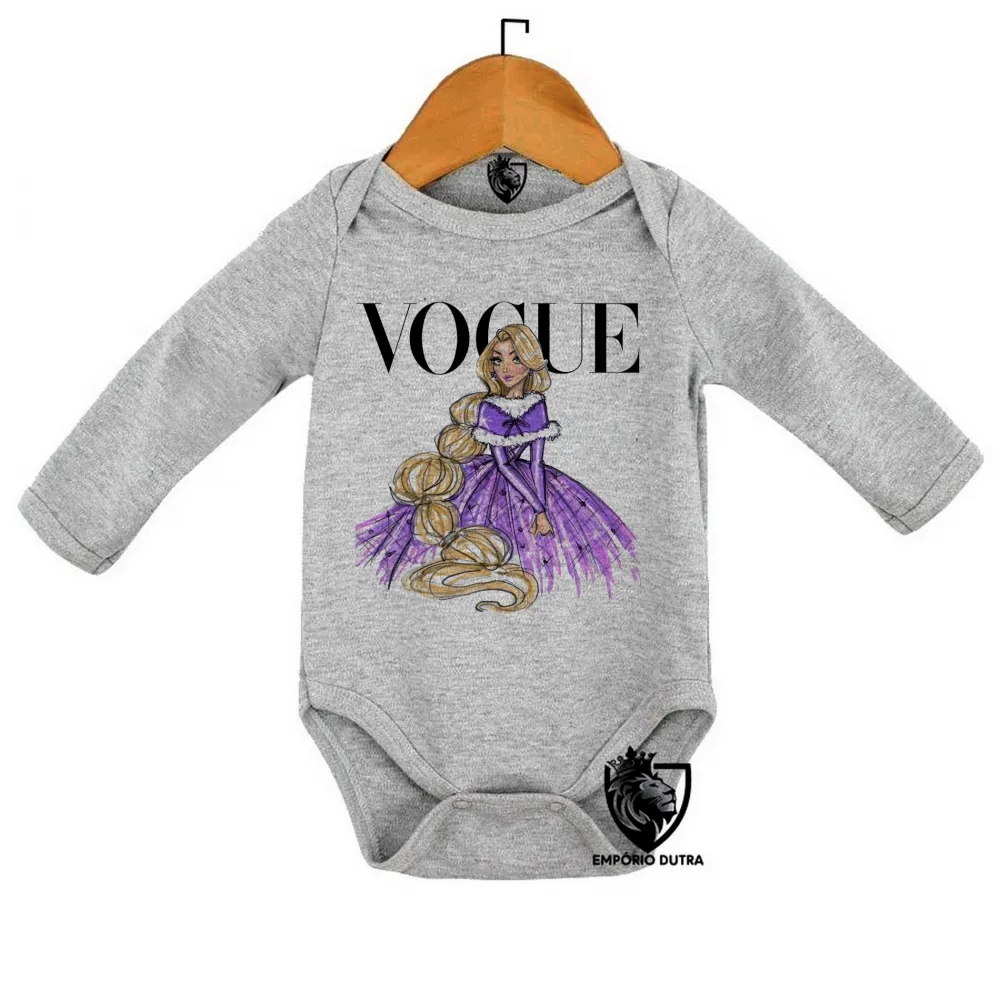 Body Bebê Infantil Rapunzel disney enrolados