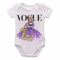 Body Bebê Infantil Rapunzel disney enrolados - Foto 2