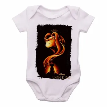 Body Bebê Infantil Rei Leão disney Lion King Mufasa Simba filho - Foto 2