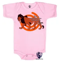 Body Bebê Infantil Rei Leão Lion Scar minhas costas doem - Foto 4