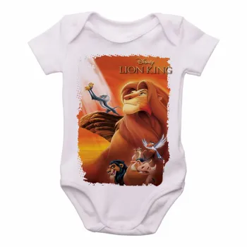 Body Bebê Infantil Rei Leão Mufasa Simba Africa Disney - Foto 2
