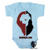 Body Bebê Infantil Rei Leão Mufasa Simba Somos um - Foto 3
