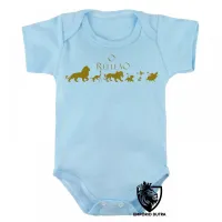 Body Bebê Infantil Rei Leão Mufasa Simba timão pumba - Foto 3