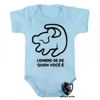 Body Bebê Infantil Rei Leão Simba Lembre-se de quem você é - Foto 3