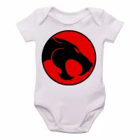 Body Bebê Infantil Símbolo Thundercats lion leão tigre - Foto 2