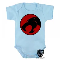 Body Bebê Infantil Símbolo Thundercats lion leão tigre - Foto 3