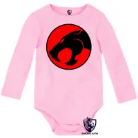 Body Bebê Infantil Símbolo Thundercats lion leão tigre - Foto 4